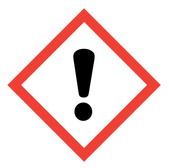 harmful irritant warning symbol
